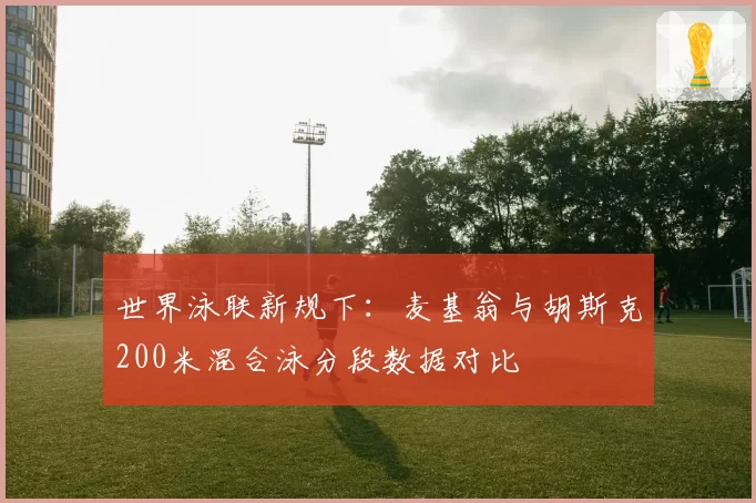 世界泳联新规下：麦基翁与胡斯克200米混合泳分段数据对比