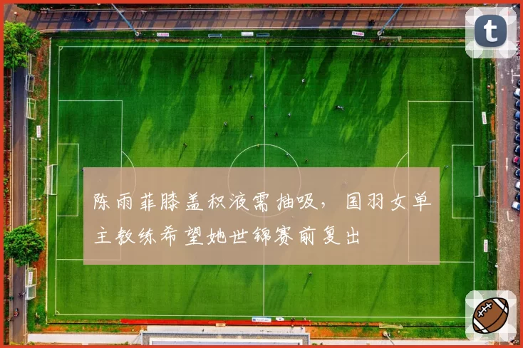 陈雨菲膝盖积液需抽吸,国羽女单主教练希望她世锦赛前复出